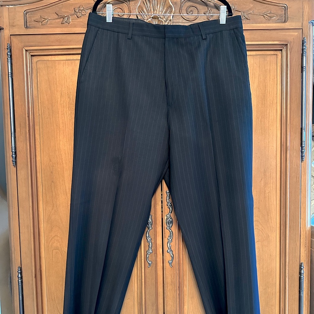 J Crew Mens Italian Wool Dress Slacks 36 x 30
